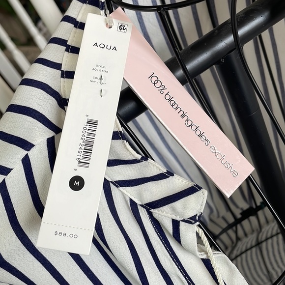 Aqua Mini Dress - Picture 2 of 3